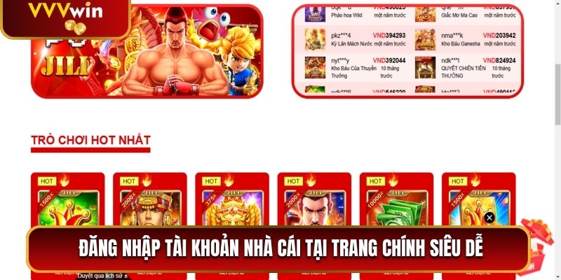 Hướng Dẫn Đăng Nhập VVVwin Đơn Giản, Nhanh Chóng Nhất 2 Đăng nhập tài khoản nhà cái tại trang chính siêu dễ