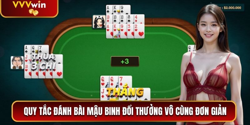 Mậu Binh Đổi Thưởng VVVwin Và Luật Chơi Từ Cơ Bản 2025 2 Quy tắc đánh bài Mậu Binh Đổi Thưởng vô cùng đơn giản
